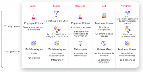 stage dernières révisions programme TS