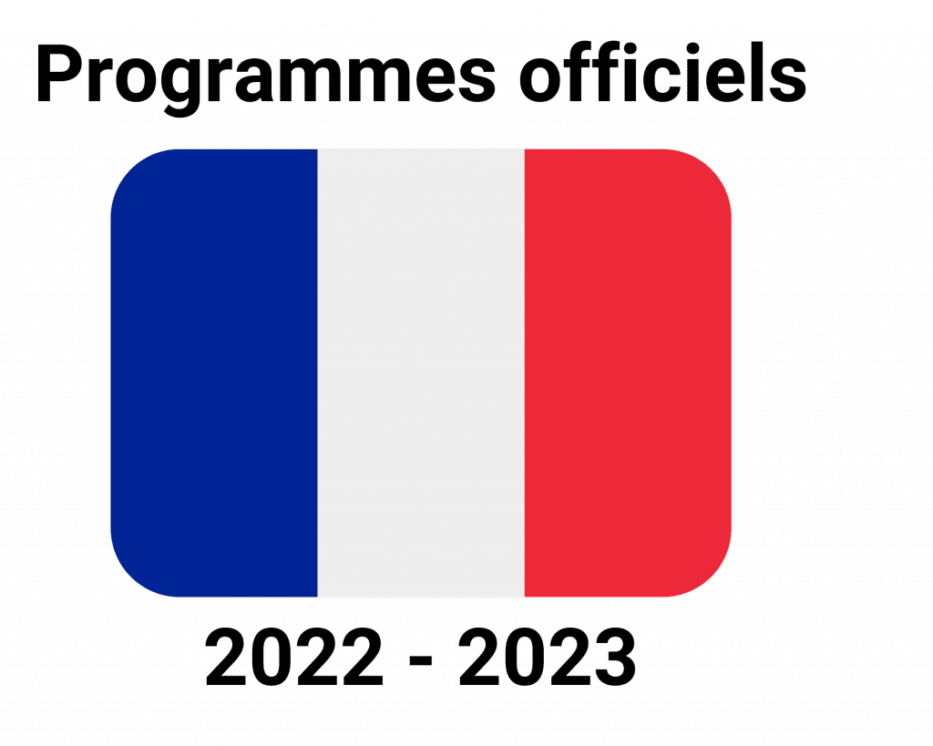 Programmes officielles de l'éducation nationale