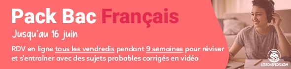 Pack pour réviser le bac de français