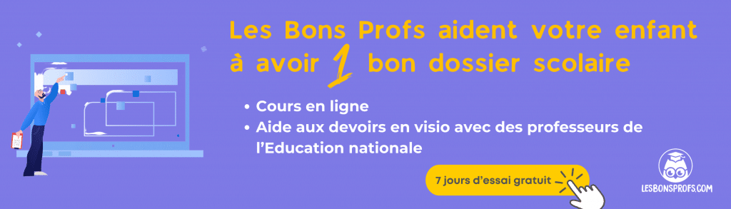 Les Bons Profs vous aident votre enfant à avoir un bon dossier scolaire